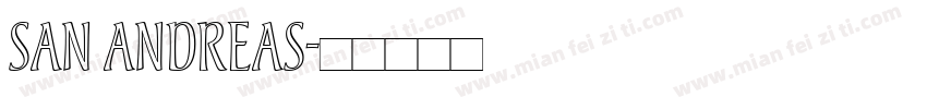 San Andreas字体转换